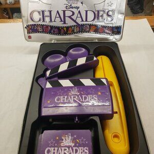 ❤ 1990's Disney Charades game complete  * tin as is